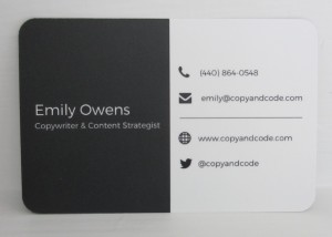 business card